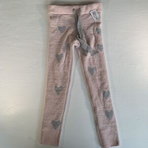 NWT Honeydew Womens Chenille Loungewear Pajama Heart Print Jogger Pants XS